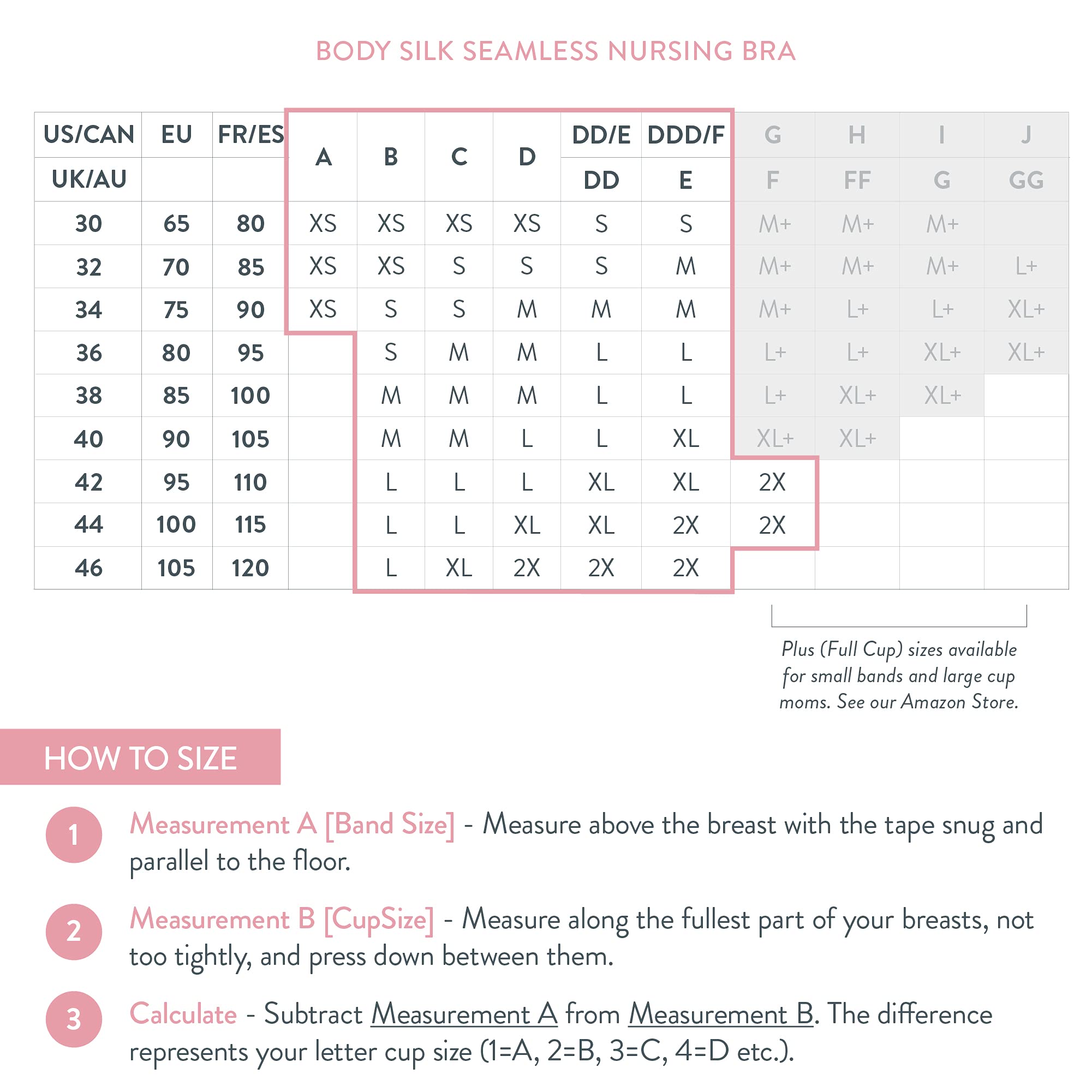 Bravado! Designs Body Silk Seamless Wireless Maternity &amp; Nursing Bra | A, B, C, D, DD/E, DDD/F Cup