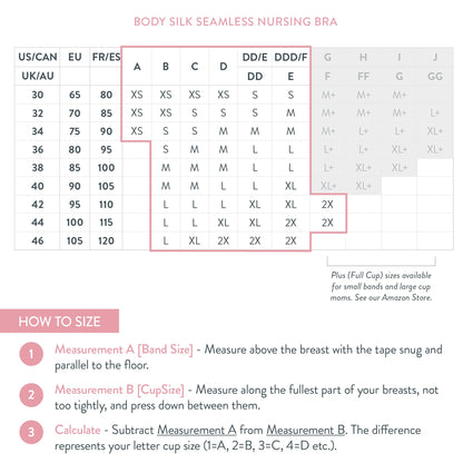 Bravado! Designs Body Silk Seamless Wireless Maternity &amp; Nursing Bra | A, B, C, D, DD/E, DDD/F Cup