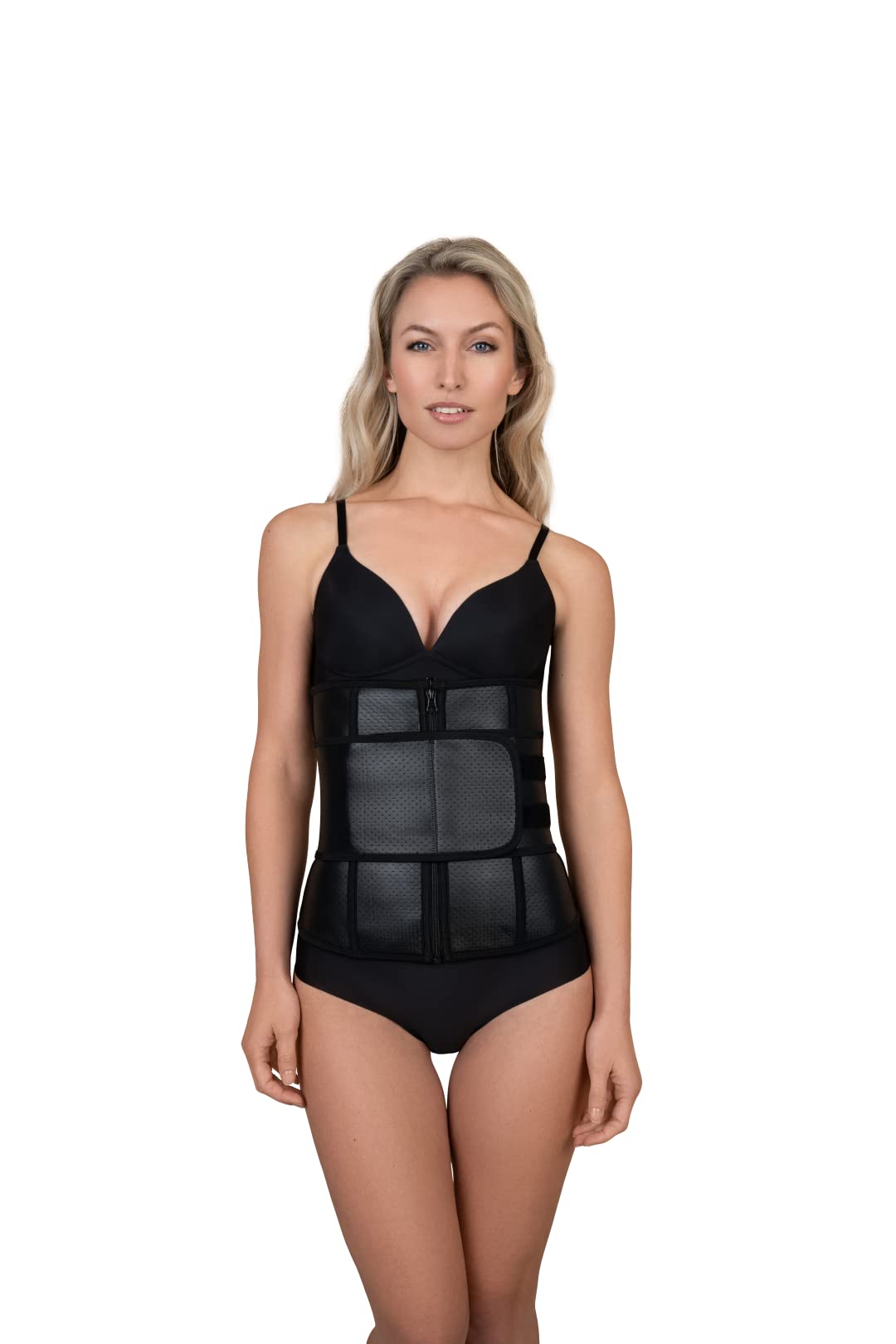 Bye Bra High Waist Nipper, Waist Cincher, Waist Trainer, Waist Shapewear, High Back Support, Comfortable, Zipper and Velcro Closure