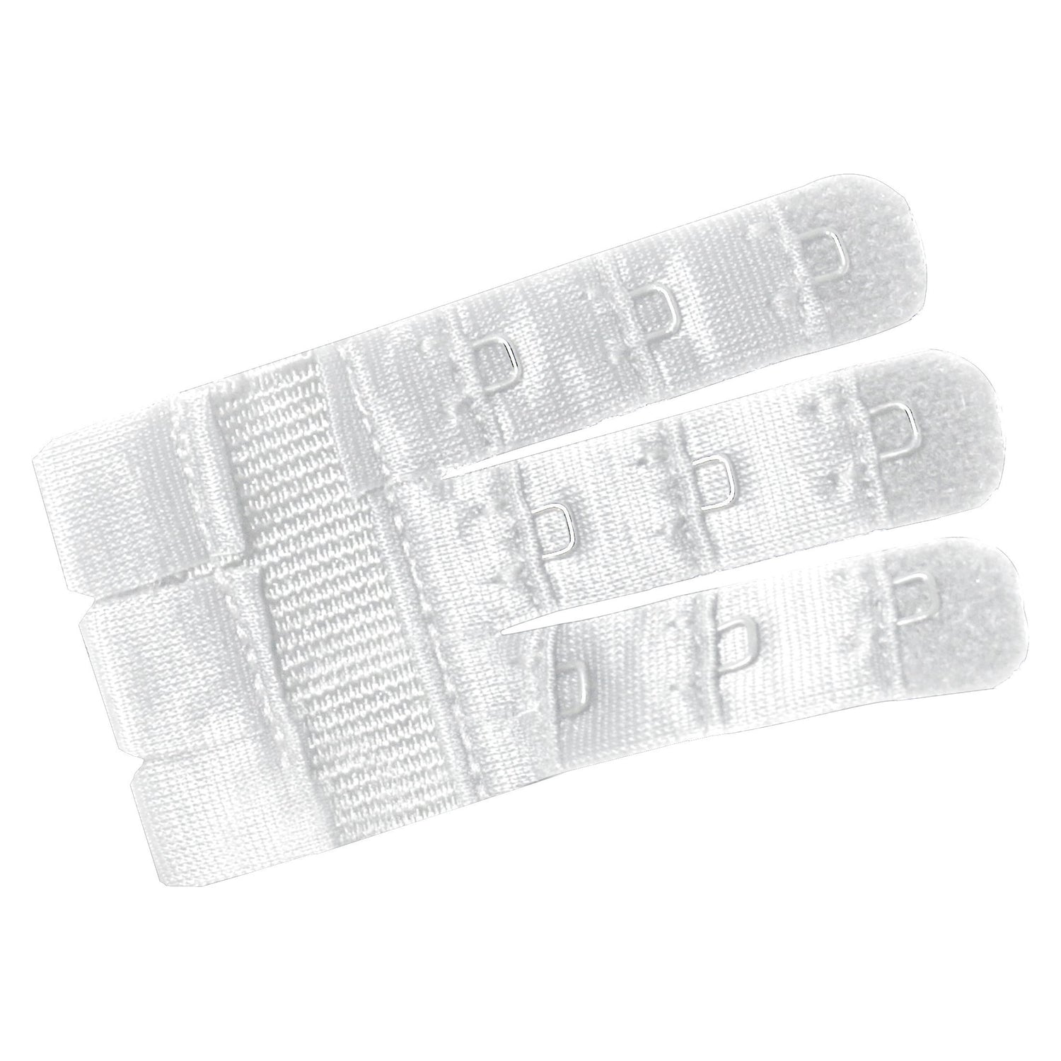 Bye Bra Bra Extenders With 3-Hook, Extends Bra Up To 8cm, Soft Edges, 3 Colors/Packaging, Beige, Black, White