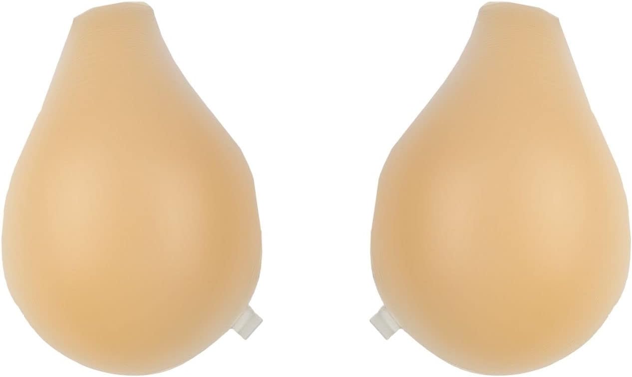 Bye Bra Adhesive Bra, Silicone Lifting Cups, Strapless Bra, Halter Push Up Bra, Invisible Nipple Cover, Reusable Bra, M &amp; XL