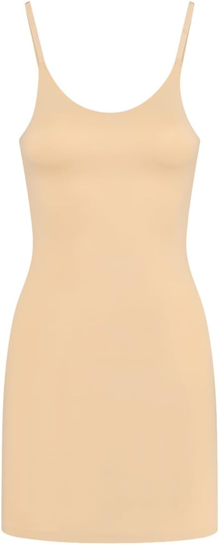 Bye Bra Shapewear Slimming Slimming Dress Slightly Tummy Support Seamless Underwear Bodycon Cami Dress with Adjustable Straps 3 Colours