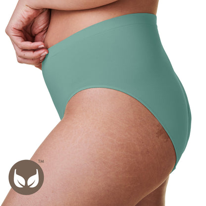 Bravado Designs Sustainable Panty | High-Rise | Seamless | Recycled Nylon, Organic Cotton &amp; Modal Blend | XS-XXL