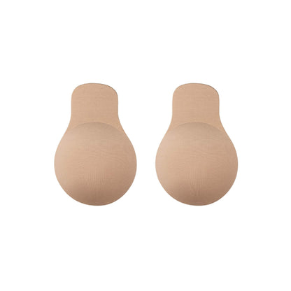 Bye Bra Fabric Pull ups Breast Lift Pasties Reusable Adhesive Nipple Covers for Lifted Effect Invisible Lifting Bra Cups Adjustable Breast Petals Sticker