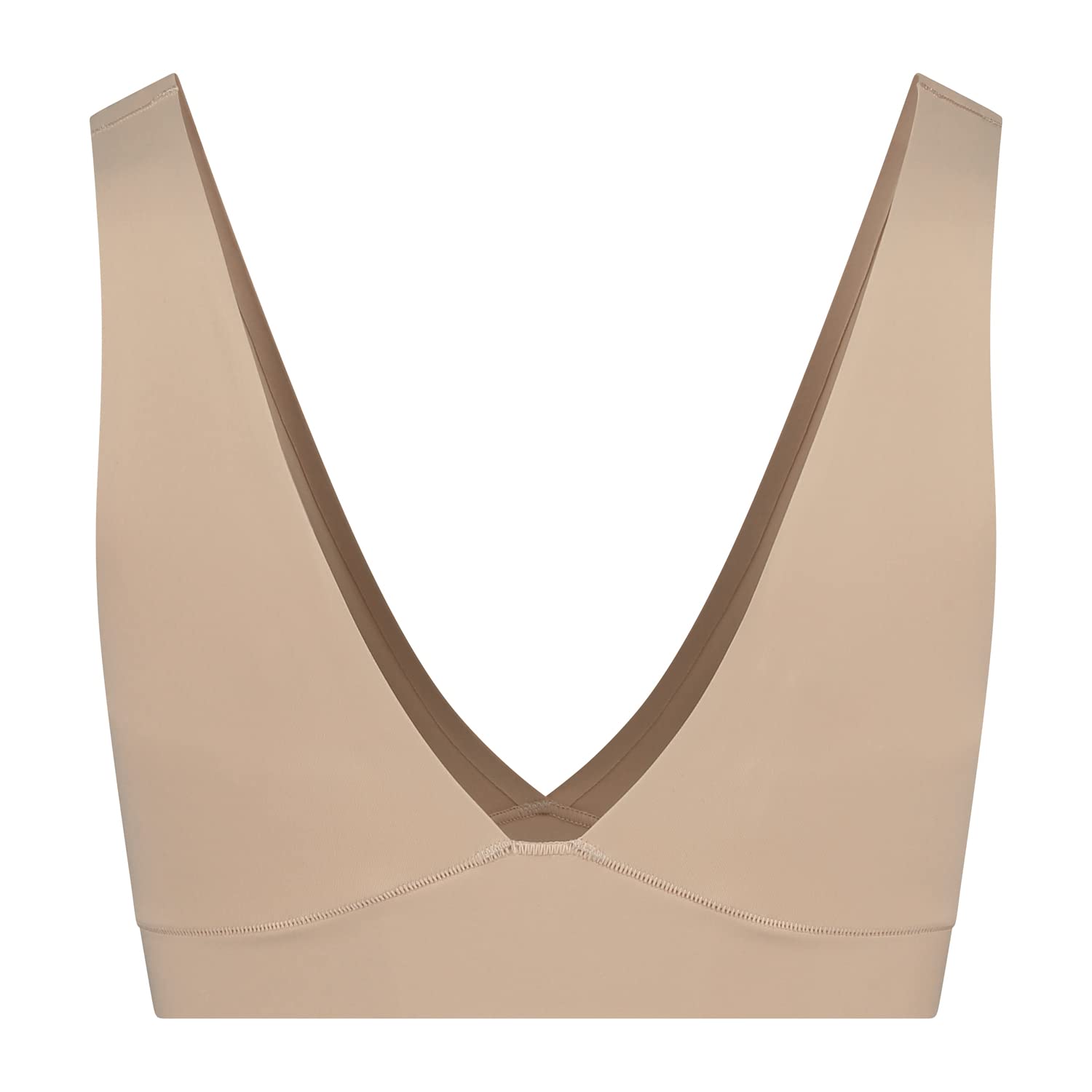 Bye Bra Bra Top Deep Plunge, Wide Shoulder Strap, Removable Padding, Breast Support, Wire Free Bra, Sculpting Shapewear