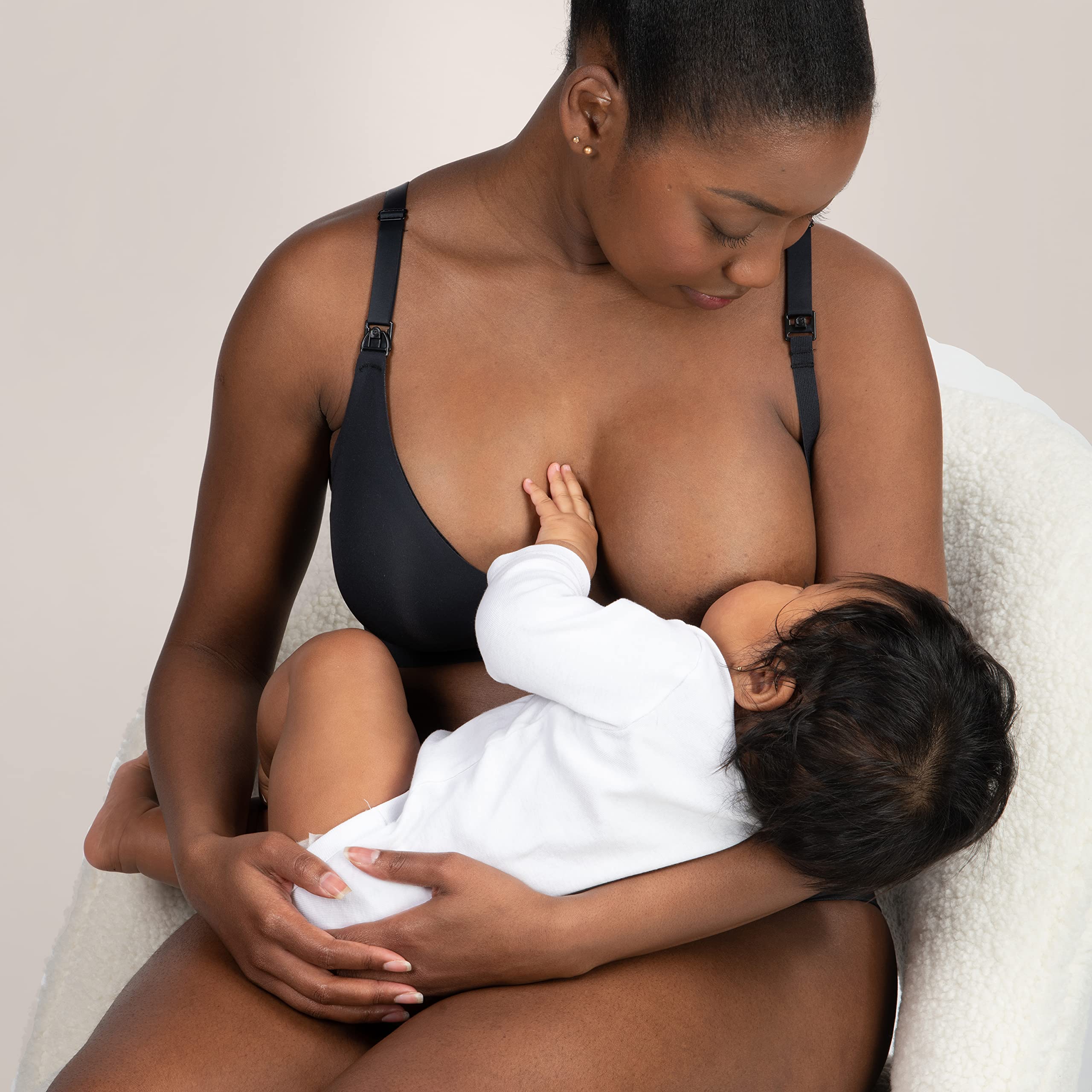 Bravado Designs Women's Enrich Seamless Nursing Bra Maternity Bra Wireless Clip Down for Breastfeeding S-XXL