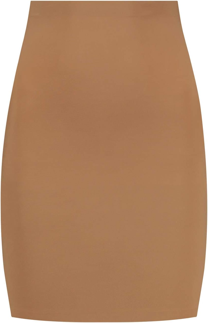 Bye Bra Invisible Skirt, High Waist Skirt, Seamless Skirt, Butt Lift, Skirt, No Back Rolls, Shapewear for Women, Beige/Brown/