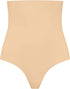Bye Bra Invisible Thong, High Waist, Low Control, Seamless, Cotton Gusset, Lightweight, 3 Colours