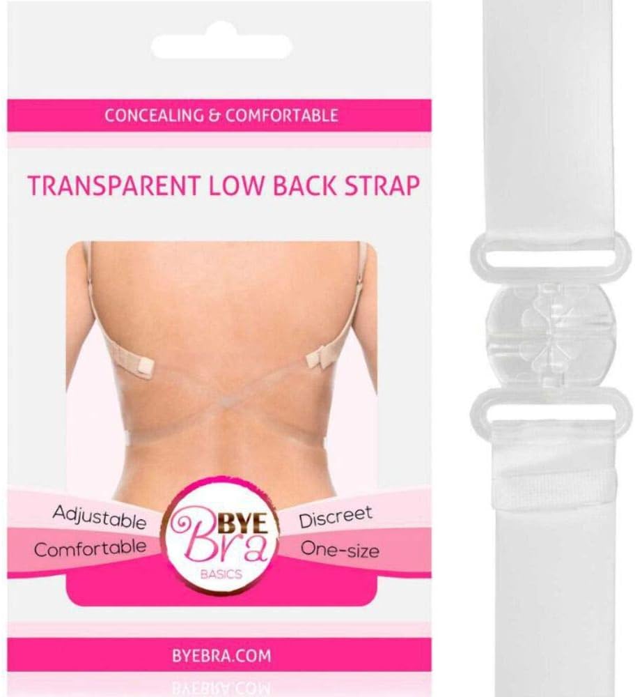 Bye Bra E29202 Transparent Low Back Strap One Size