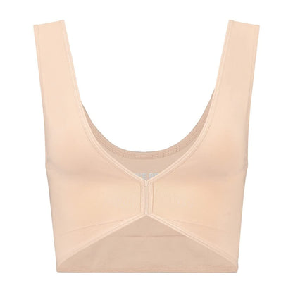 Soft Touch Seamless Reversible Bra Top Beige XXL