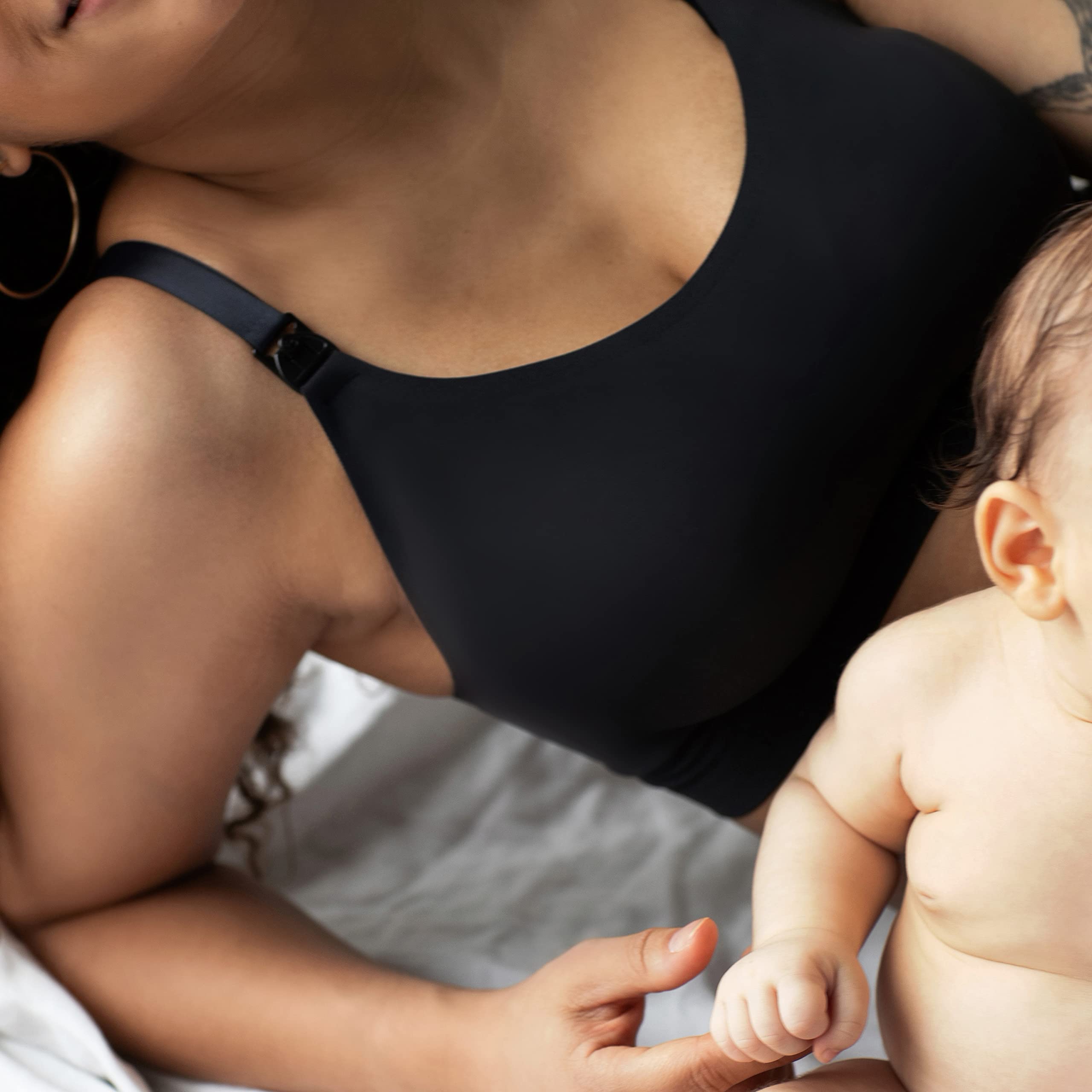 Bravado Designs Women's Elation Nursing Bra Seamless Full Coverage Smooth Wireless Pullover Maternity Bra S-XXL