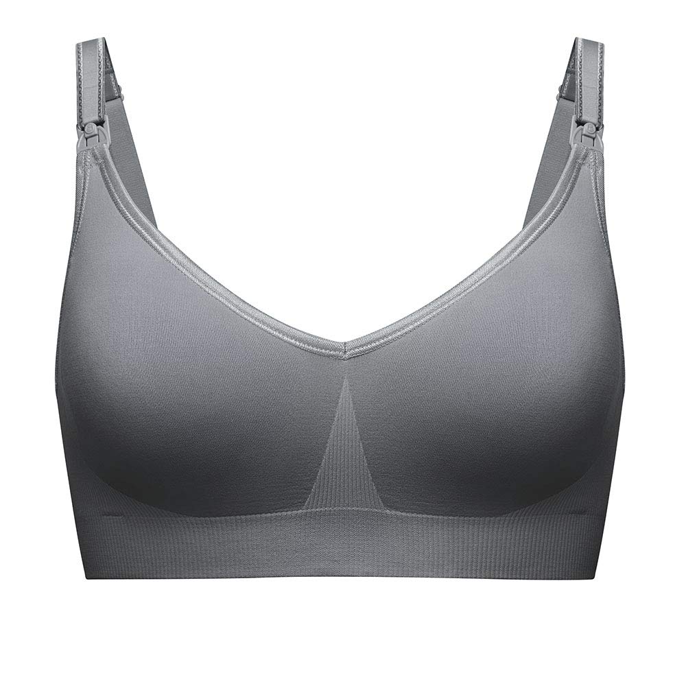 Bravado! Body Silk Seamless Nursing Bra 1401 (XL, Silver)