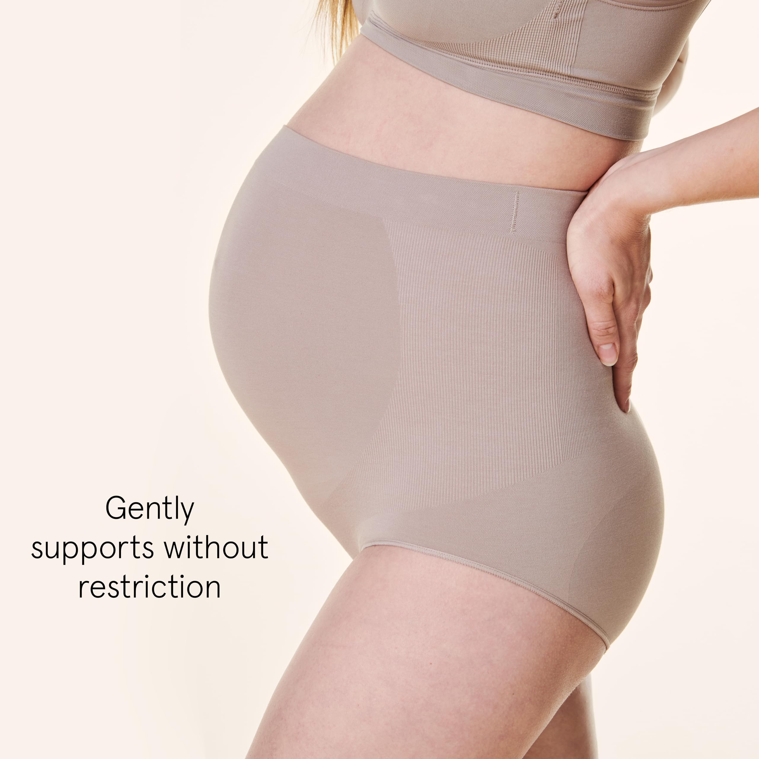 Bravado Designs Maternity Panties, Women's Over-the-bump High Waisted Seamless Pregnancy Underwear