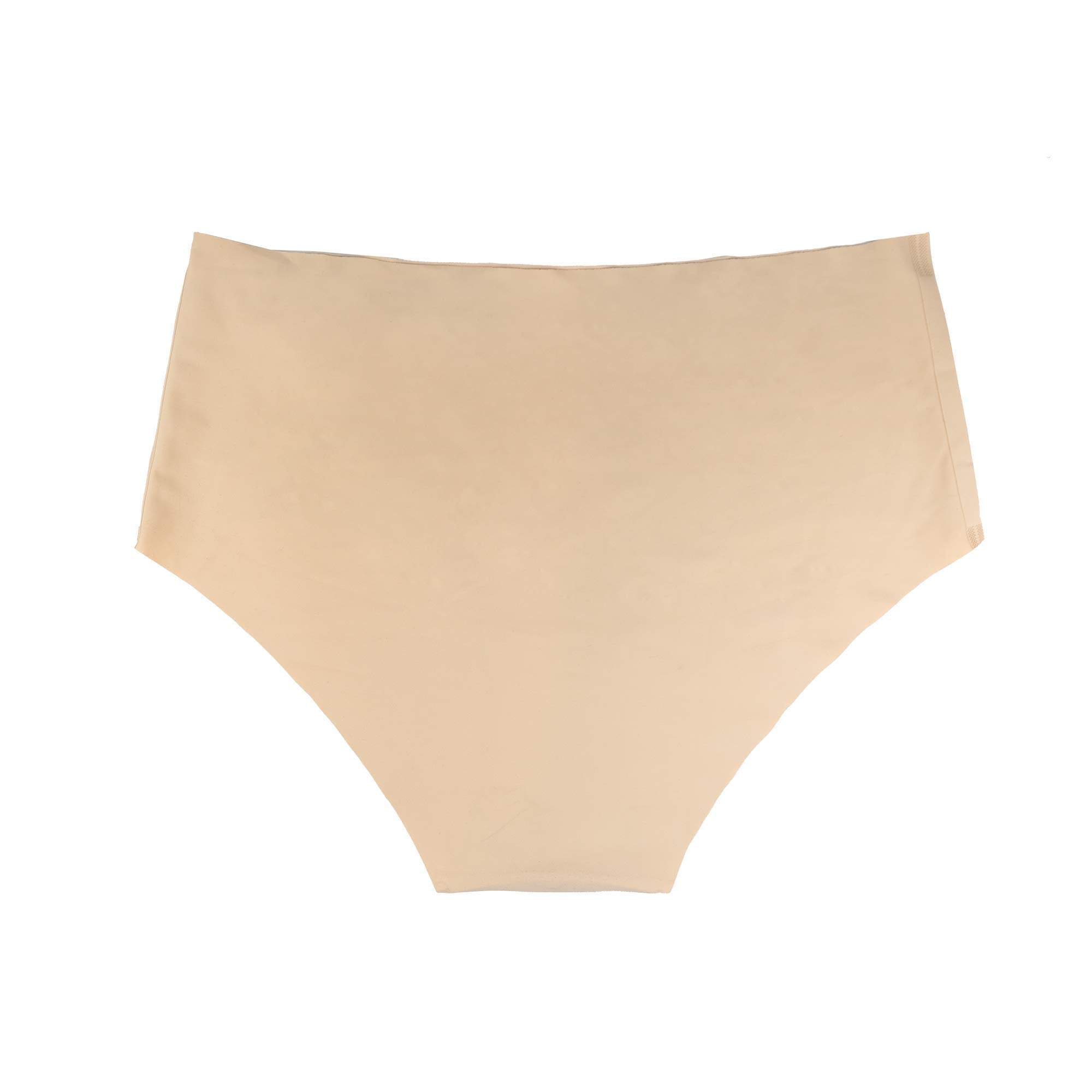Bye Bra Invisible High Brief Panties, Seamless High Rise Underwear, Smooth and Comfortable Knickers with no-Stitching