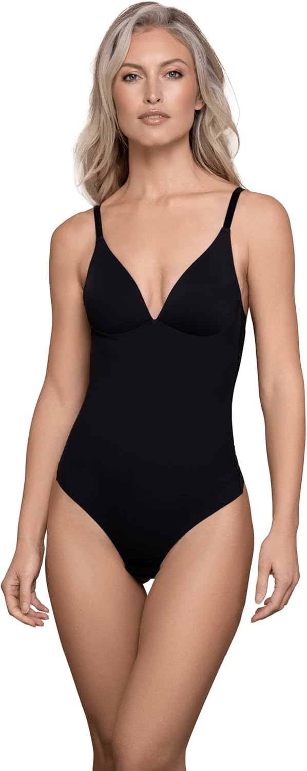 Bye Bra Sculpting Bodysuit, Wireless Bodysuit, Wireless Cups, Laser Cut Edge, High Control Bodysuit, Shapewear For Women, 2 Colors