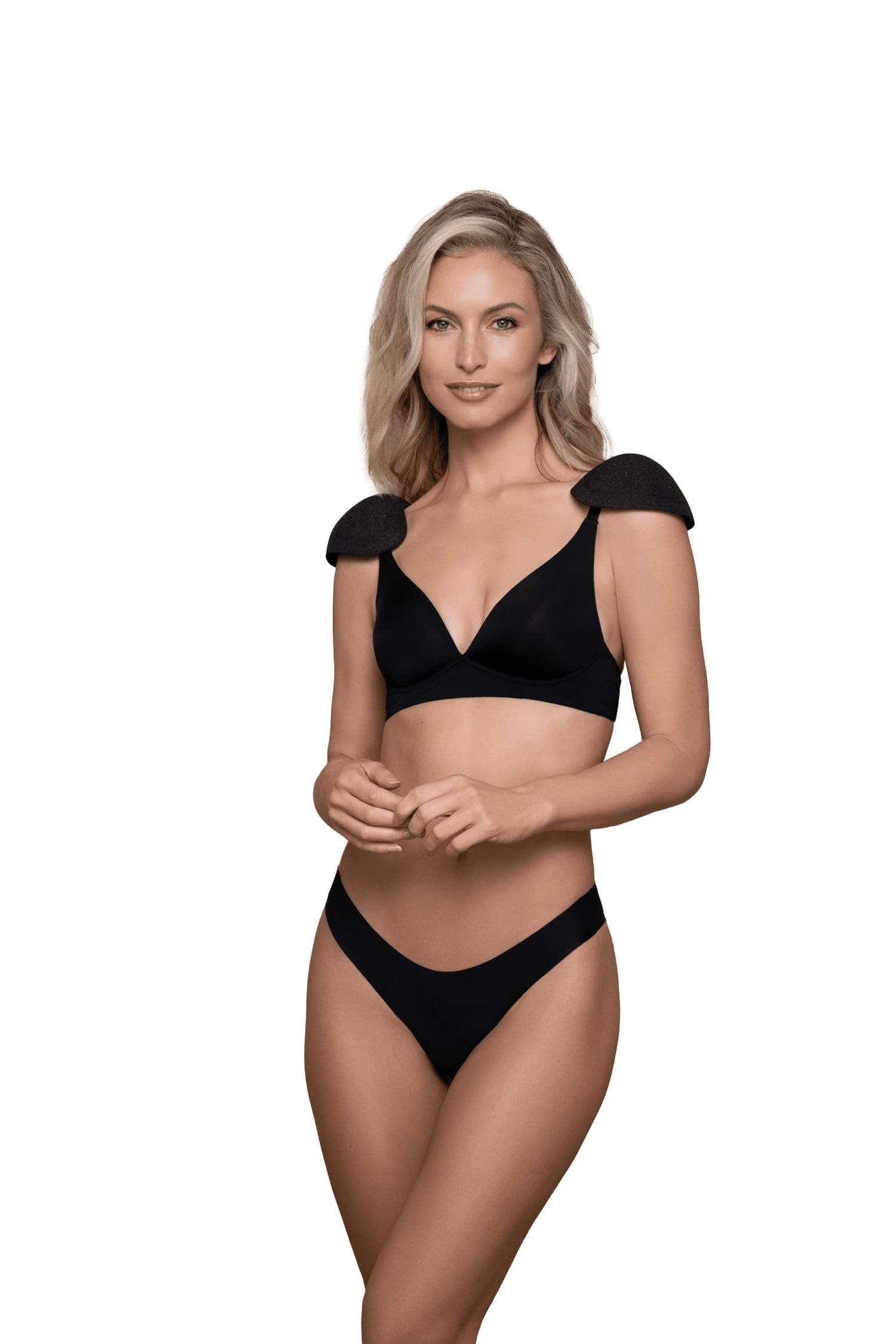 Bye Bra Ultra Soft Non-Slip Shoulder Bra Pads For Women Seamless Reusable Comfortable One Size, 1 Pair In A Pack