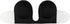 Bye Bra U Style Seamless Bra, Adhesive Bra, Strapless Open Back, Push Up Effect, Beige and Black, Cups: A-E