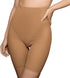Bye Bra Powermesh Shorts with High Waist, High Control, Cotton Cross, Silicone Band, Bound Edges, Shapewear for Women, Powder Shapewear, Beige/Light Brown/Black, S-XXL, Light Brown, S, Light