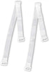 Bye Bra Transparent Matte Silicone Straps Adjustable Durable Soft 10mm Wide for Women Off Shoulder Clothes