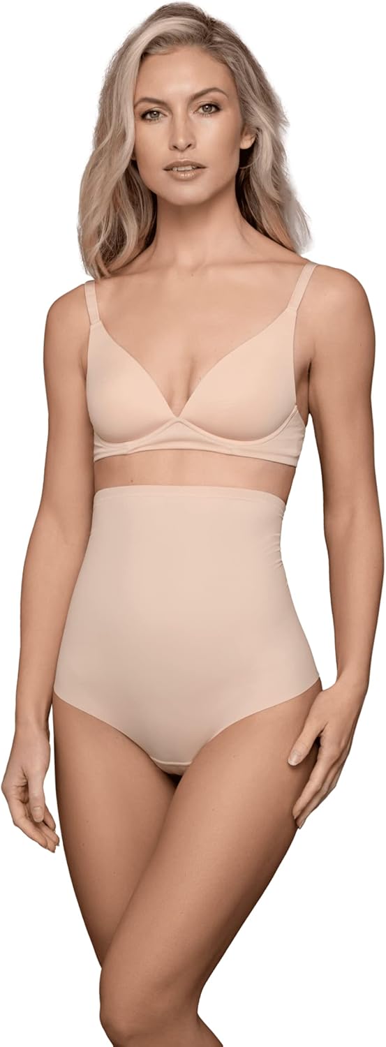 Bye Bra Sculpted Chain, High Waist, Laser Cut, 2 Colors, S-XXL, Beige
