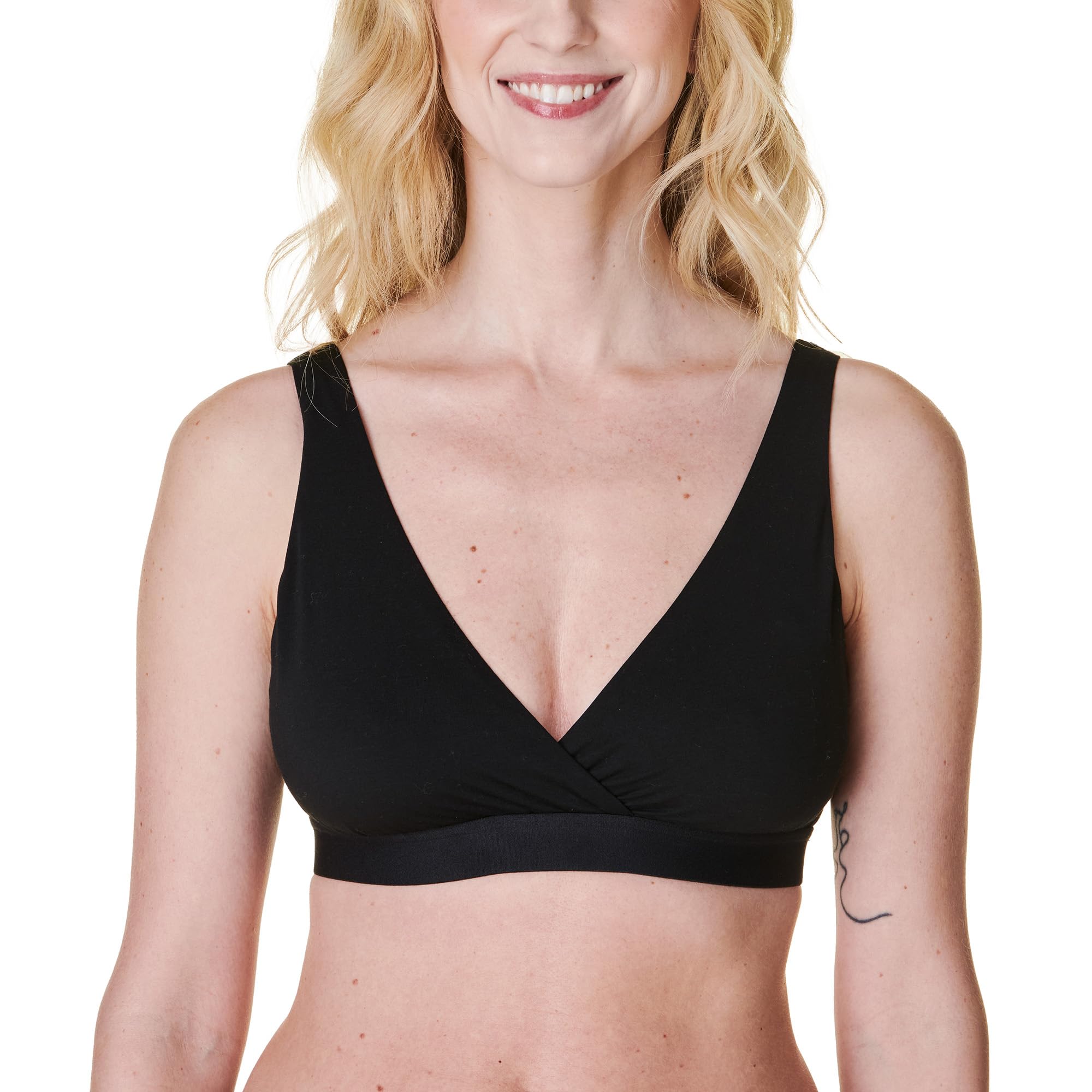 Bravado Designs Wireless Cotton Sleep Bras for Women, Everyday Bralette