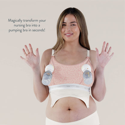 Bravado Designs Sustainable Hands-Free Pumping Accessory | Clip and Pump | Organic Cotton &amp; Tencel™ Modal Blend | S-XL