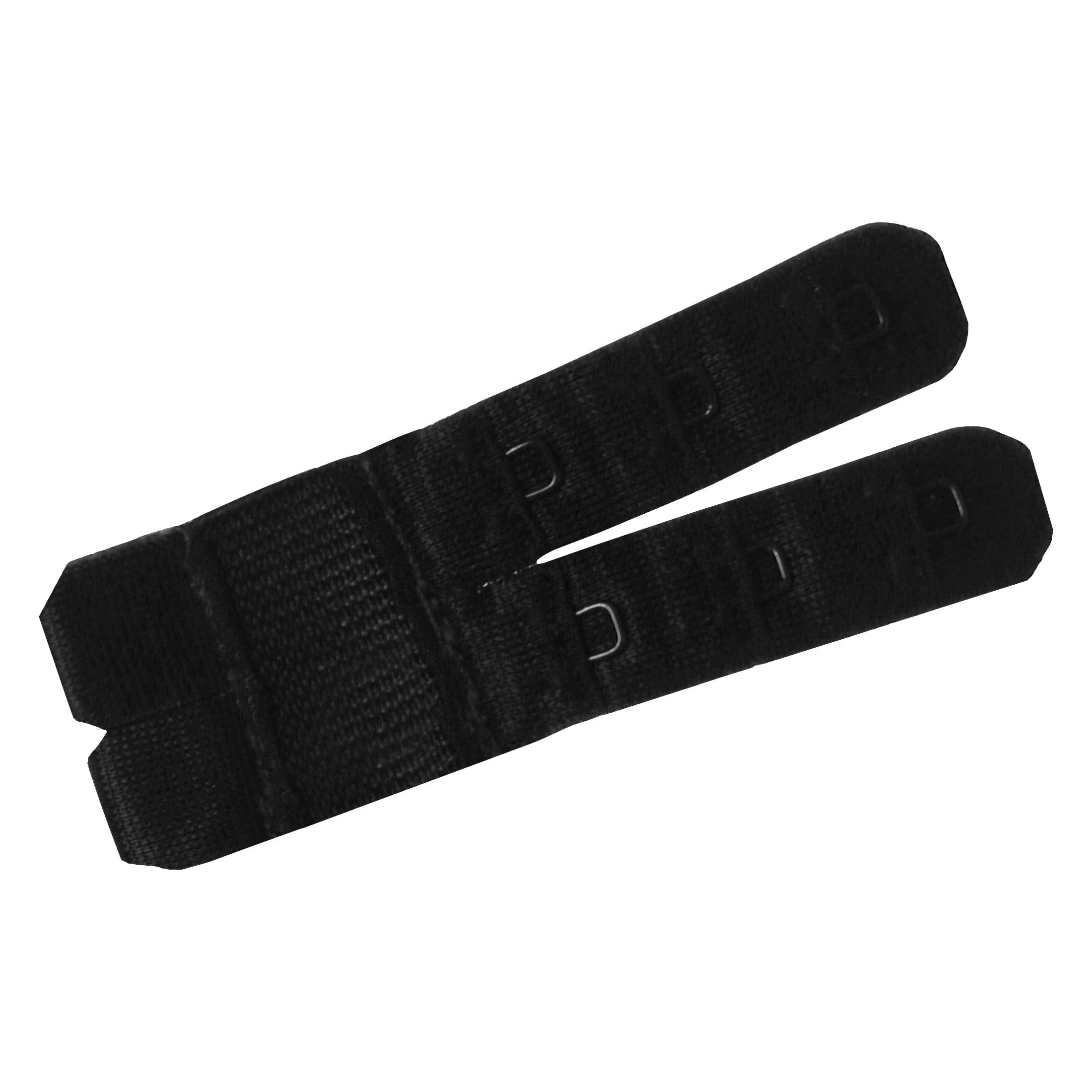 Bye Bra 2-hook Bra extenders, Adjustable Bra Converters with Flexible Ends - 3 pack, Nude, White and Black