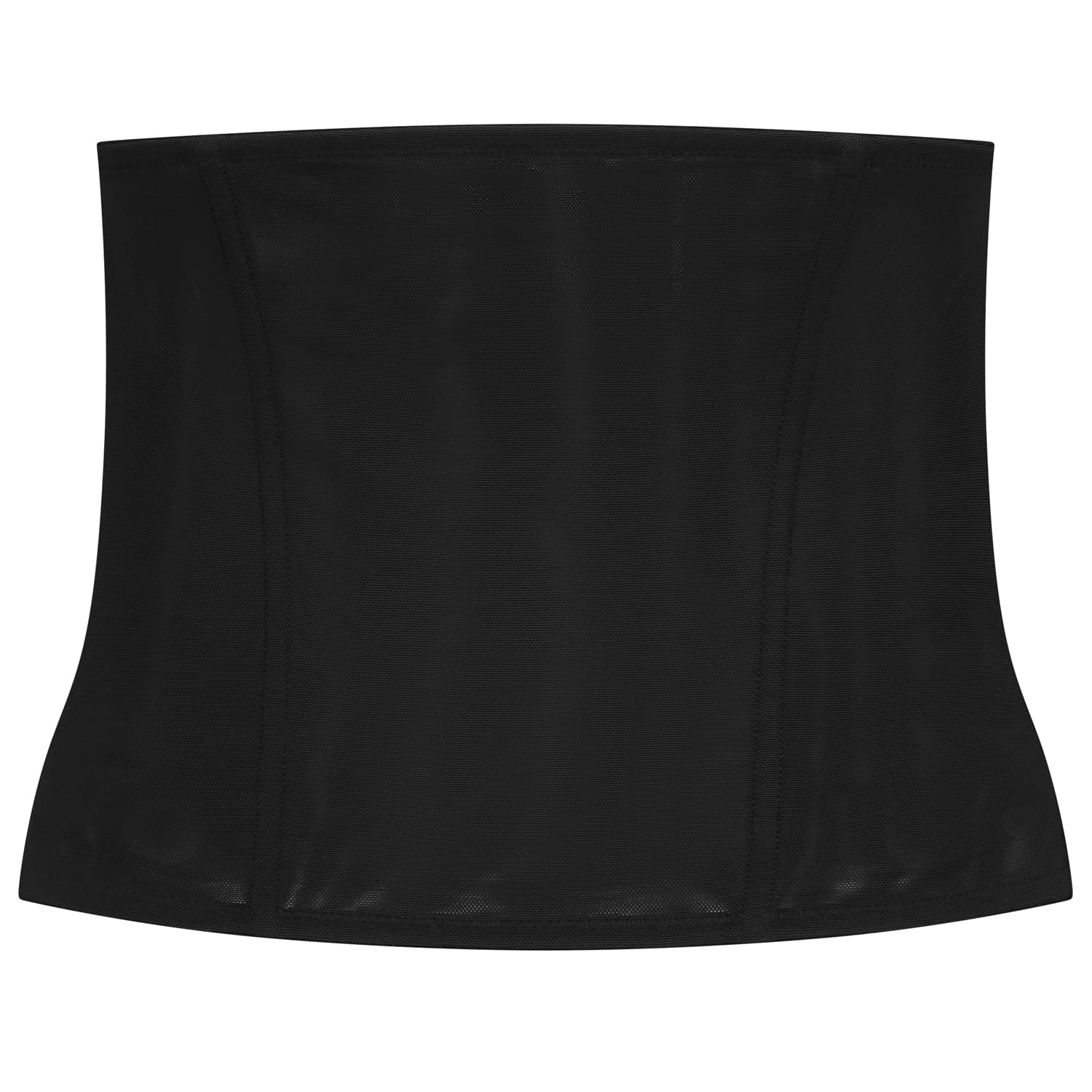 Bye Bra Powermesh Waist Trainer, High Control, Hook And Eye Lock, Transparent Look, Lightweight, Shapewear For Women, Beige Black Light Brown S-XXL