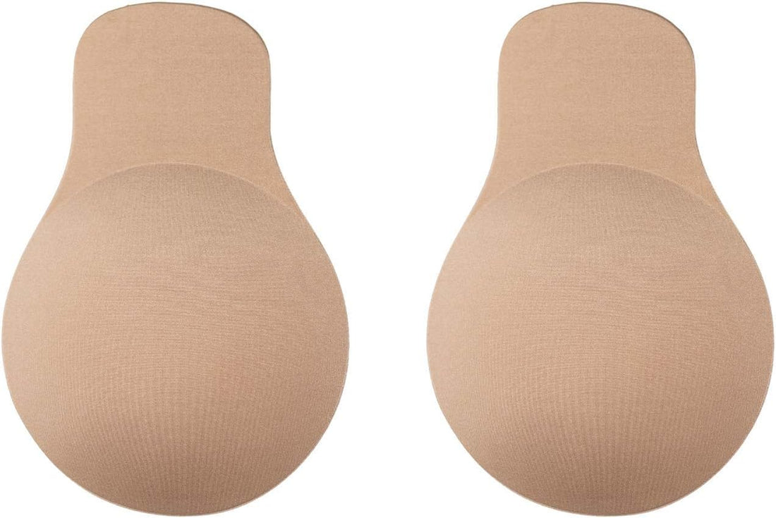 Bye Bra Cloth Lifting Nipple Covers, Reusable Adhesive Nipple Covers for Lifting Effect, Backless Bra Cups without Lifting Straps