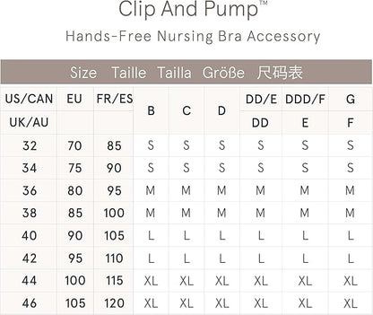 Bravado Designs Sustainable Hands-Free Pumping Accessory Clip and Pump Organic Cotton (Dove Heather 9301)