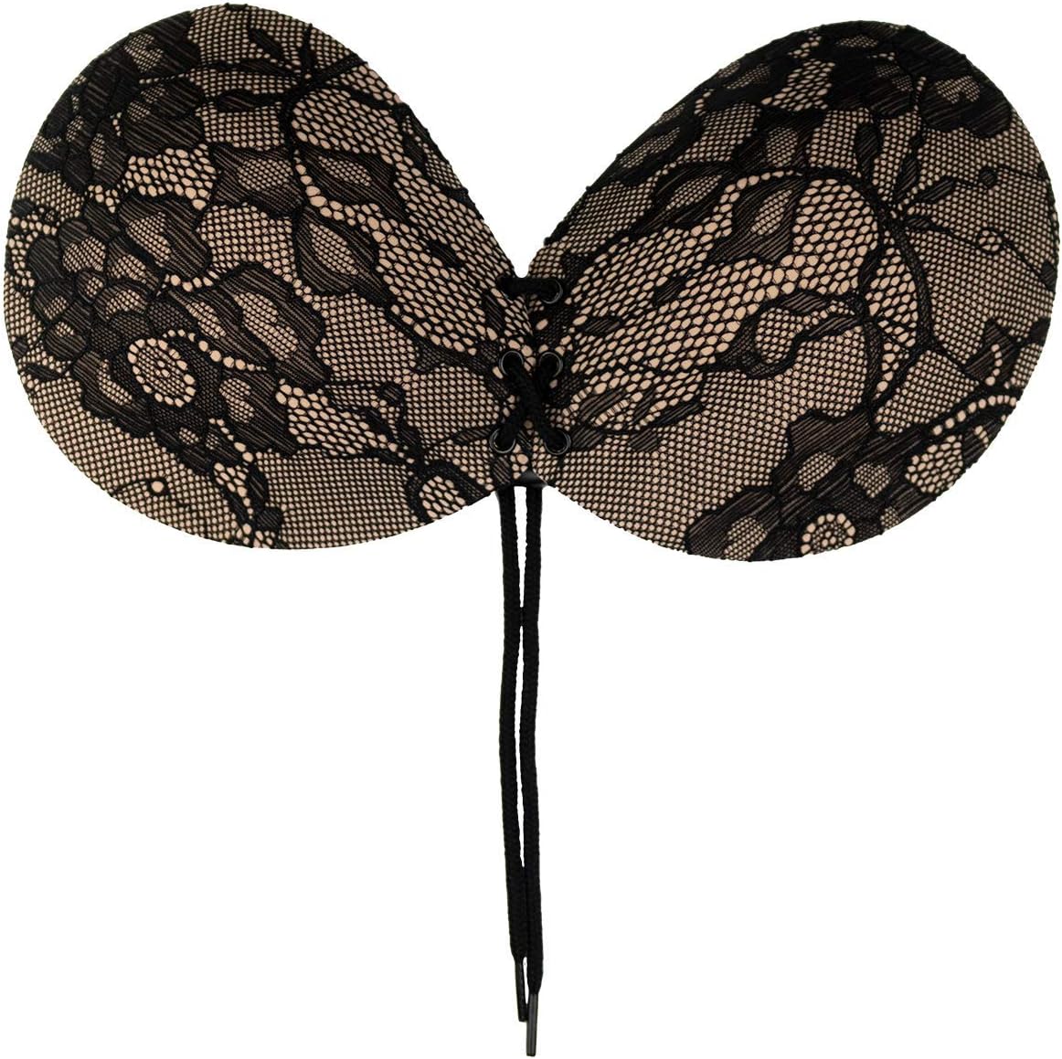 Bye Bra Lace Up Bra, Lace Bra, Round Strapless Bra, Adhesive Bra, Push Up Bra, Adhesive Bra, A-E Cups