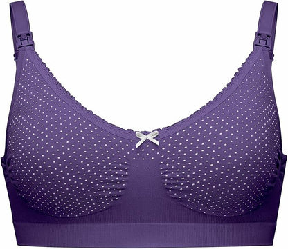 Bravado Designs Soft Confetti Dot Nursing Bra (Plum 1470)