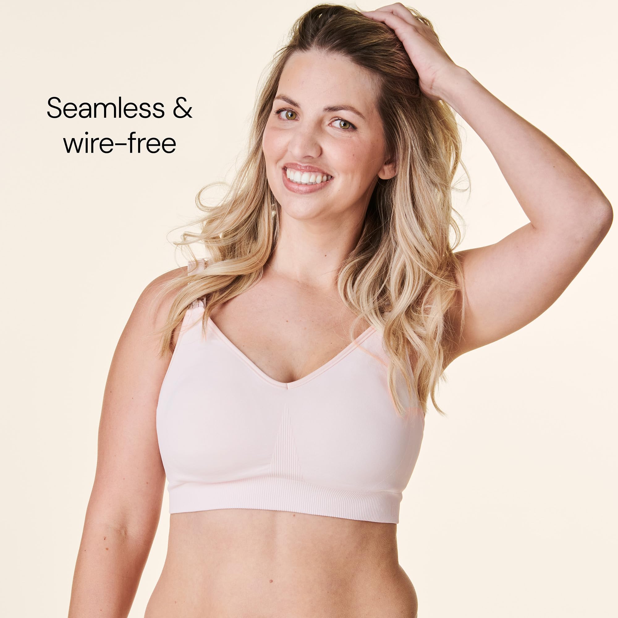 Bravado Designs 3-in-1 Nursing and Pumping Bra Hands Free for Maternity and Breastfeeding, Wearable Breast Pump Bra