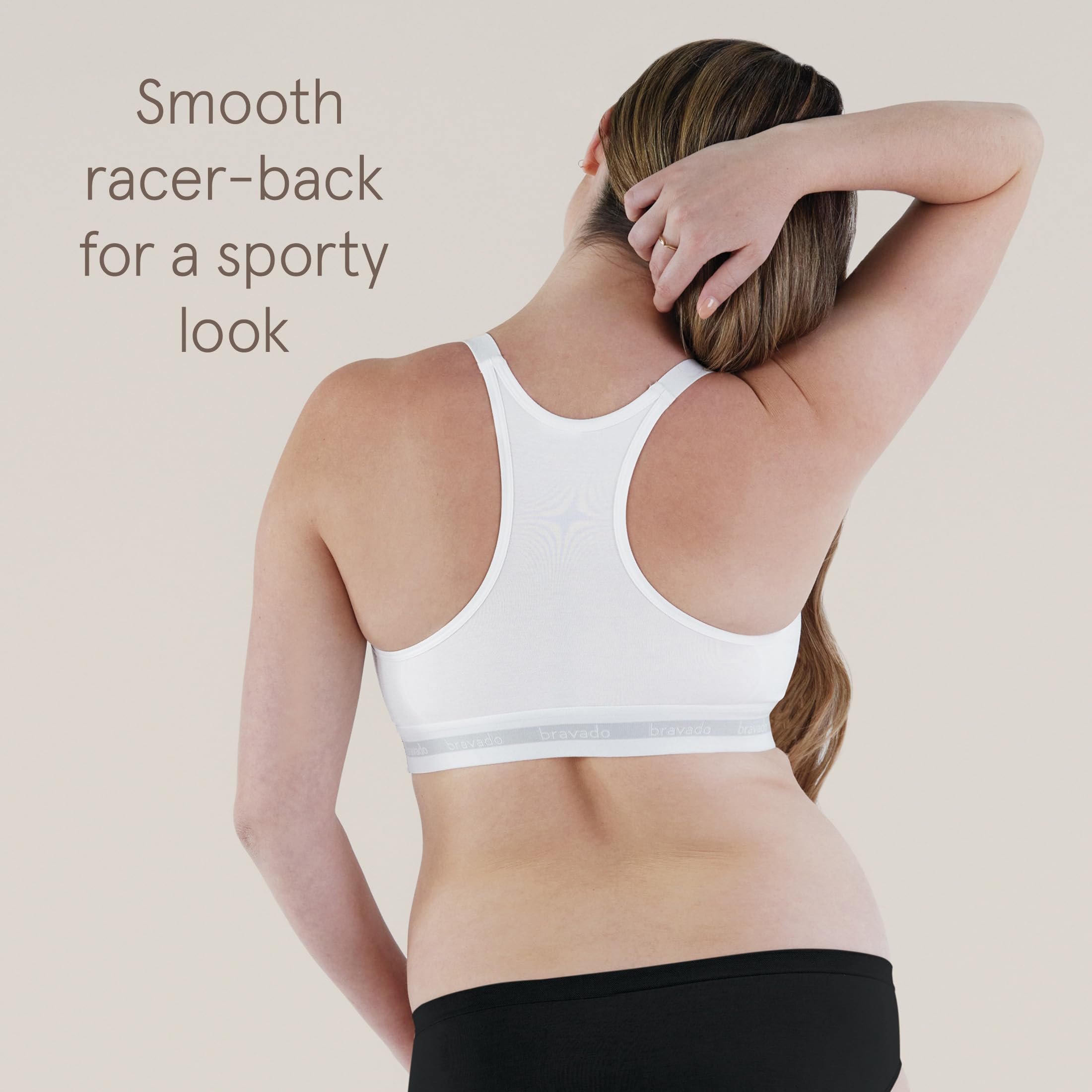 Bravado Designs Sustainable Full Cup Maternity &amp; Nursing Bra | Original | Organic Cotton &amp; Tencel™ Modal Blend | Wireless | DD/E - J Cup