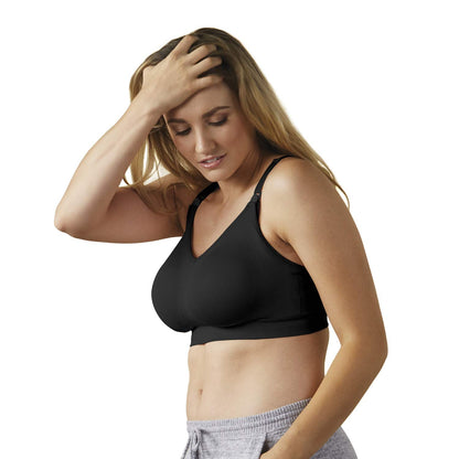 Bravado! Body Silk Seamless Nursing Bra 1401 (XL Plus, Black)