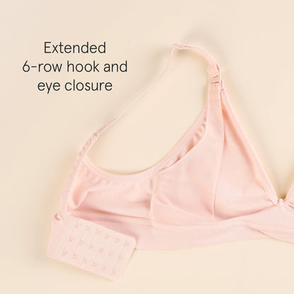 Bravado Designs Nursing Bra for Breastfeeding Comfort Wireless Bra V-Neck Maternity Bra