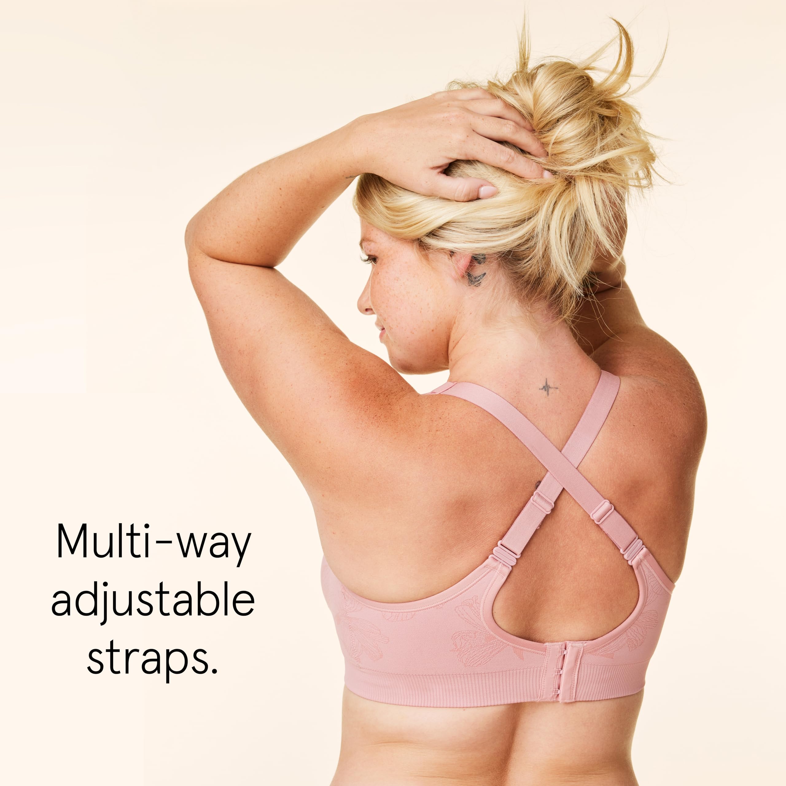 Bravado Designs Women's in-Bra Pumping Bra Nursing Bra Hands-Free Beaucoup Seamless and Adjustable S-XXL