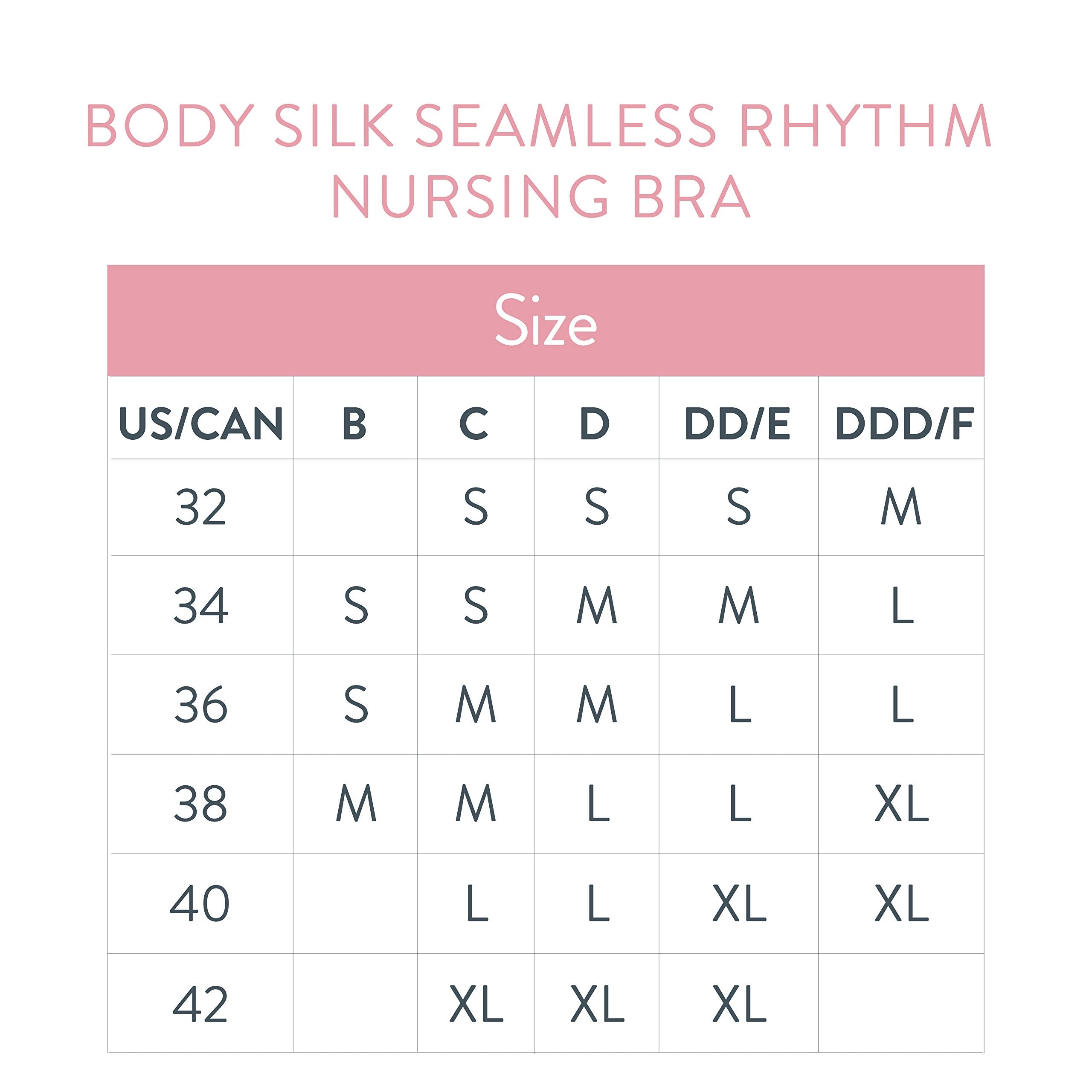 Bravado! Designs Women's Body Silk Seamless Rhythm Nursing and Maternity Bra for Low Impact Activities