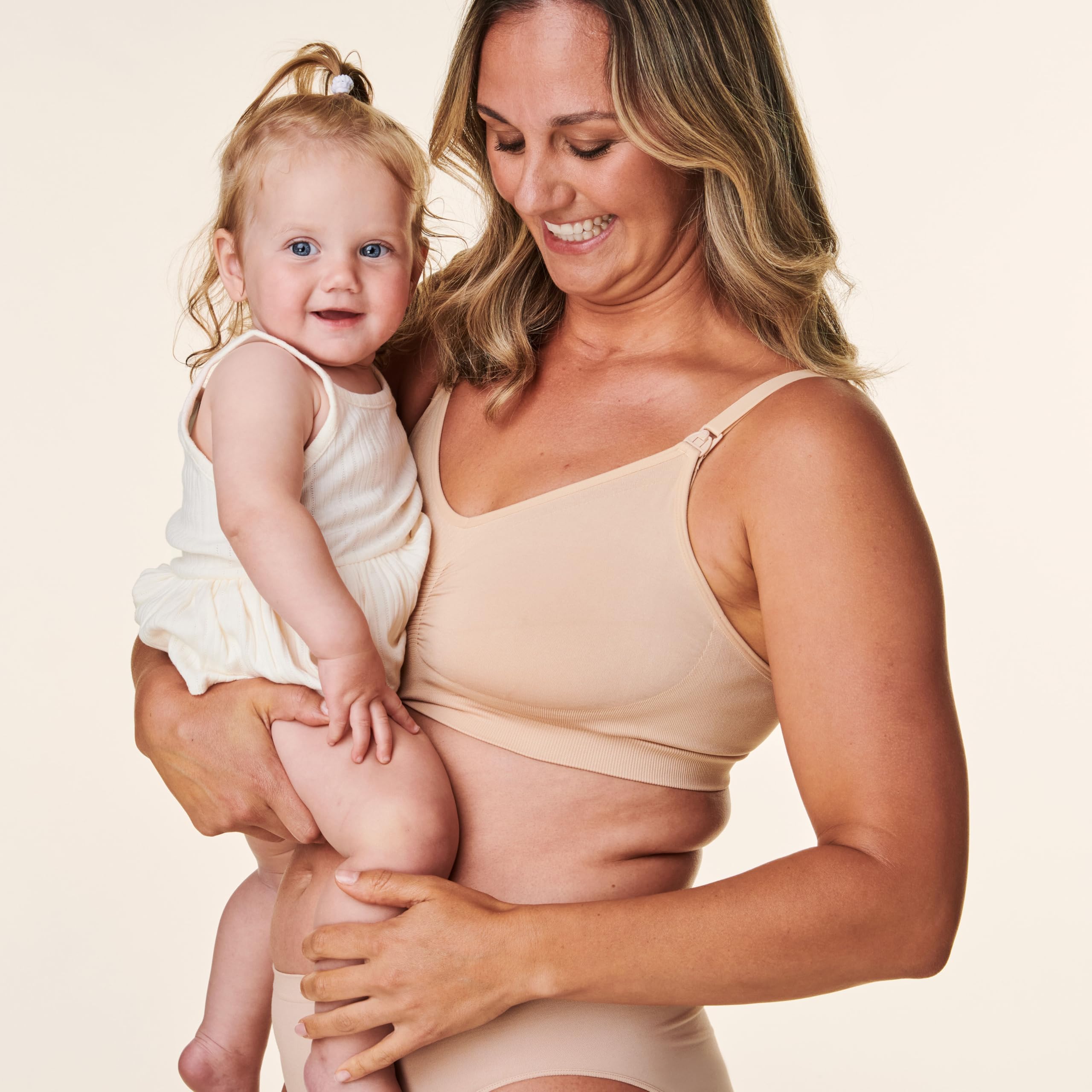 Basics by Bravado Women's Comfort Maternity Bra and Nursing Bra Adjustable, Seamless