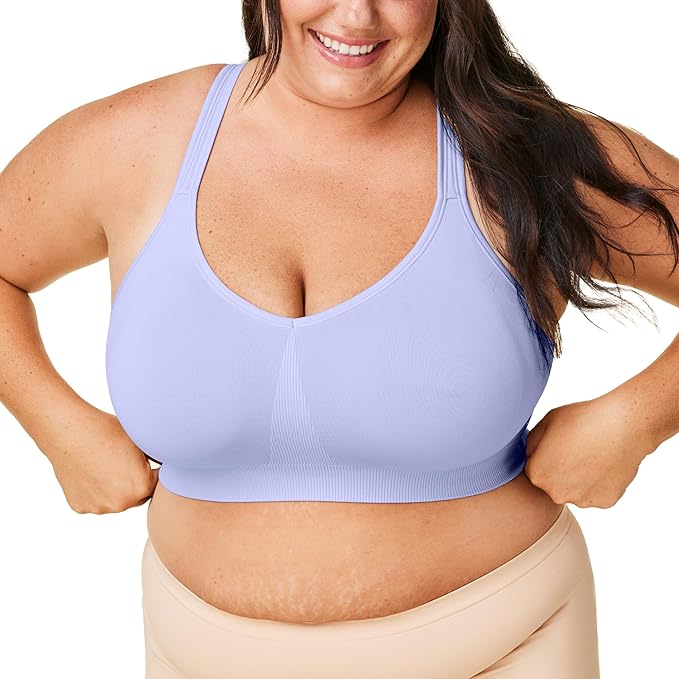 Bravado Designs Sculpt Seamless and Wireless Everyday Bra (Hydrangea Blue 11011)