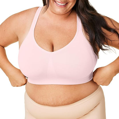 Bravado Designs Sculpt Seamless and Wireless Everyday Bra (Chalk Pink 11011)