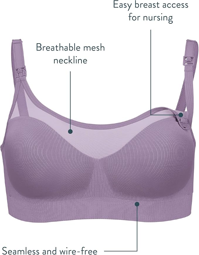 Bravado Designs Body Silk Seamless Sheer Nursing Bra (Dawn, 11010)