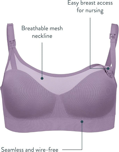 Bravado Designs Body Silk Seamless Sheer Nursing Bra (Dawn, 11010)