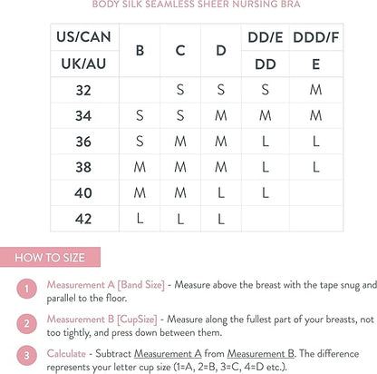 Bravado Designs Body Silk Seamless Sheer Nursing Bra (Midnight Sky 11010)