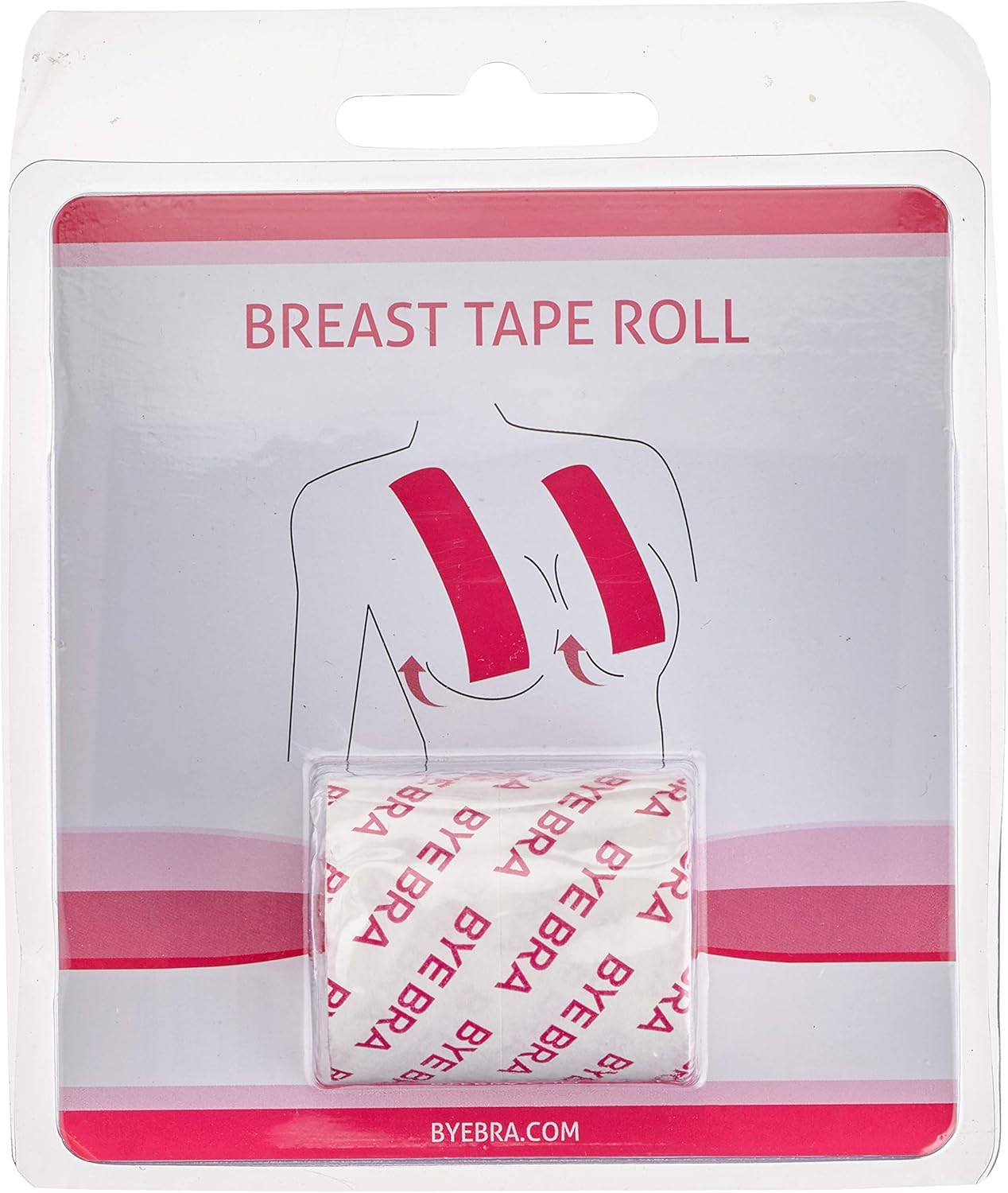 Bye Bra E29670 Breast Tape Roll &amp; Silk Nipple Covers, 70 g