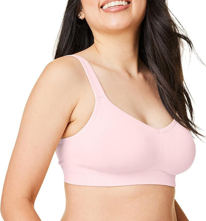 Bravado Designs Sculpt Seamless and Wireless Everyday Bra (Chalk Pink 11011)