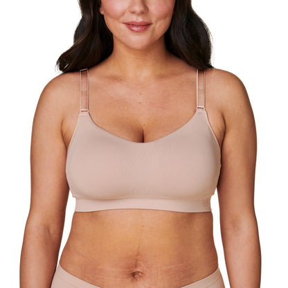 Bravado Designs Everyday Bra, Non Wired Balconette Bra for Women, Comfort Bra
