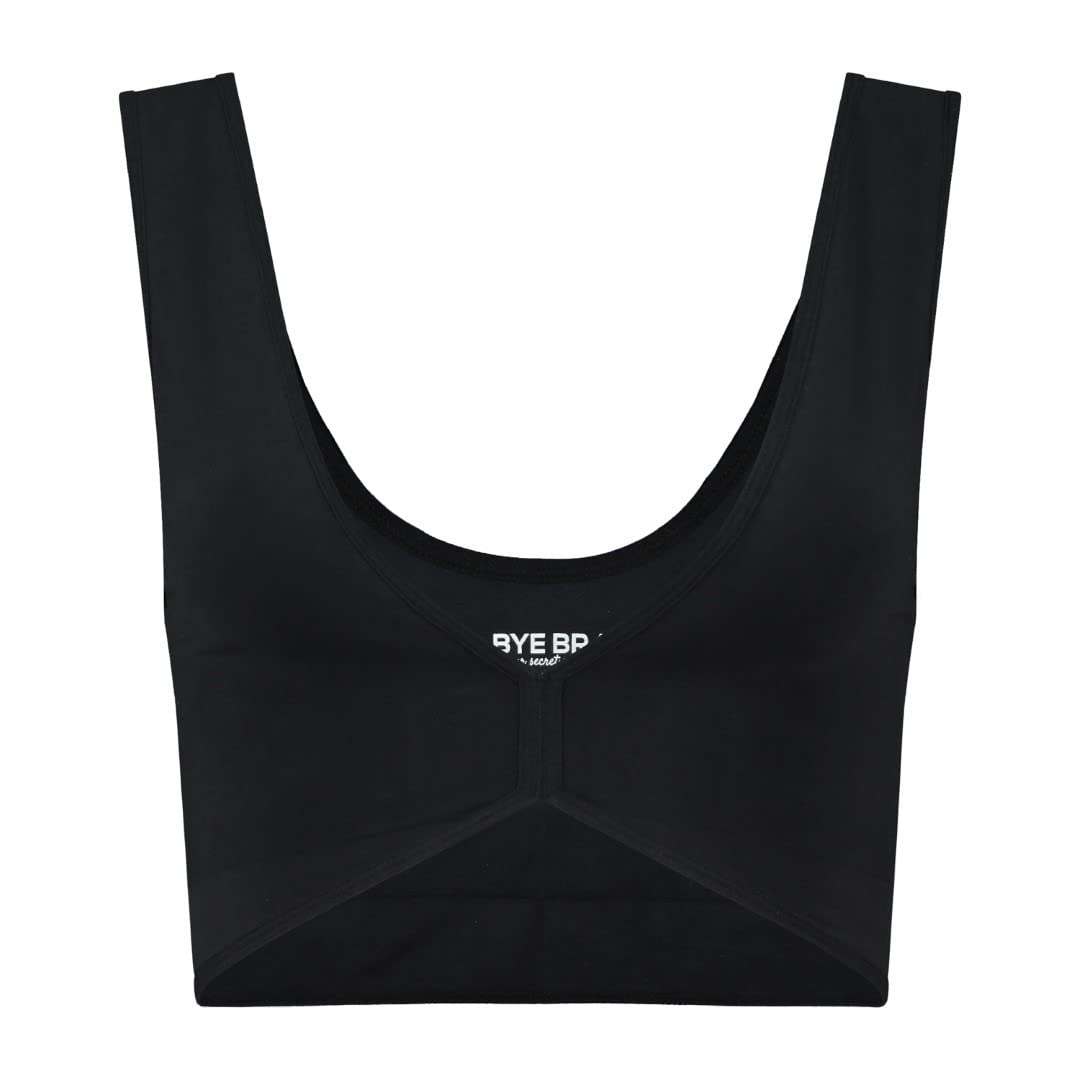 Soft Touch Seamless Reversible Bra Top Black XXL