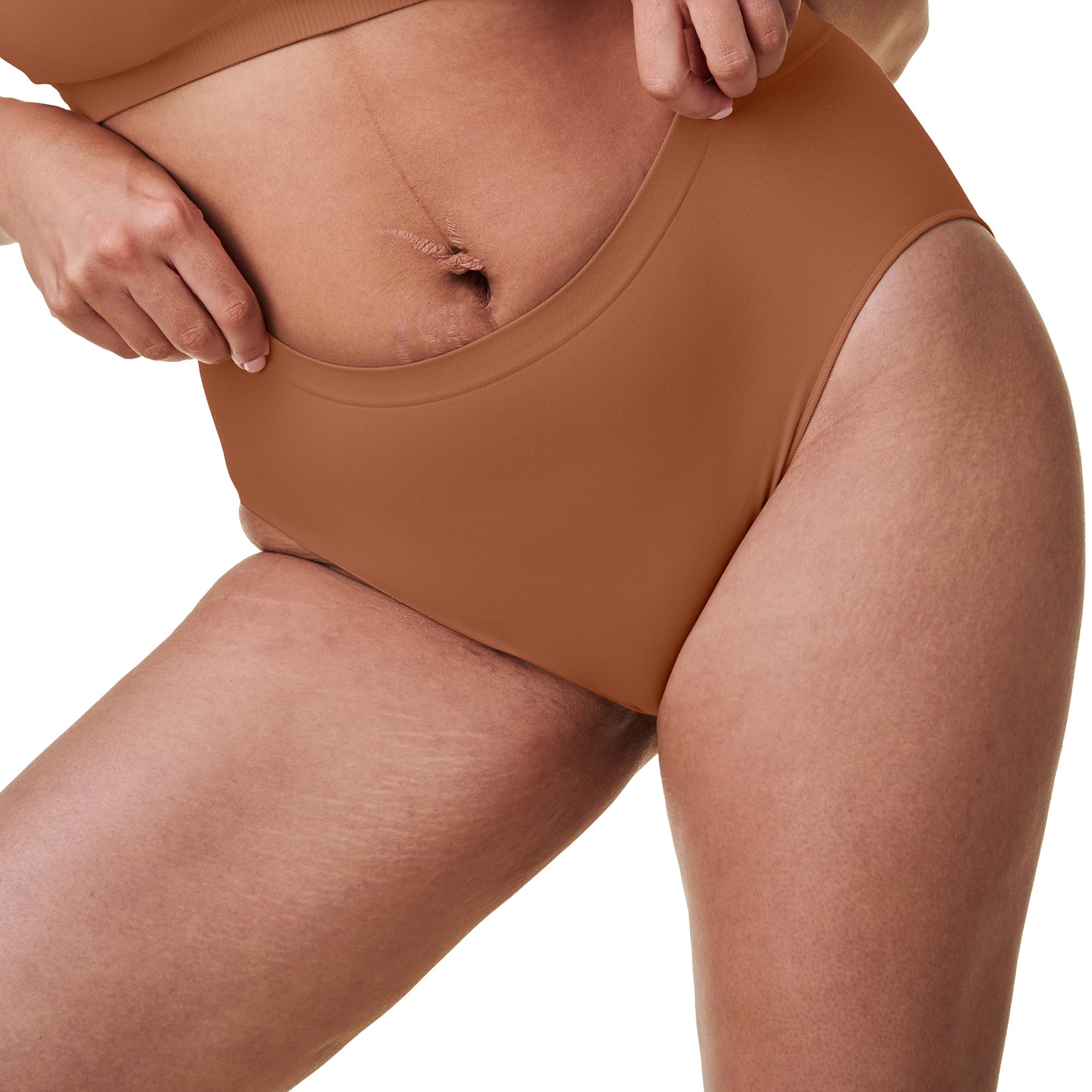 Bravado Designs Sustainable Panty | High-Rise | Seamless | Recycled Nylon, Organic Cotton &amp; Modal Blend | XS-XXL