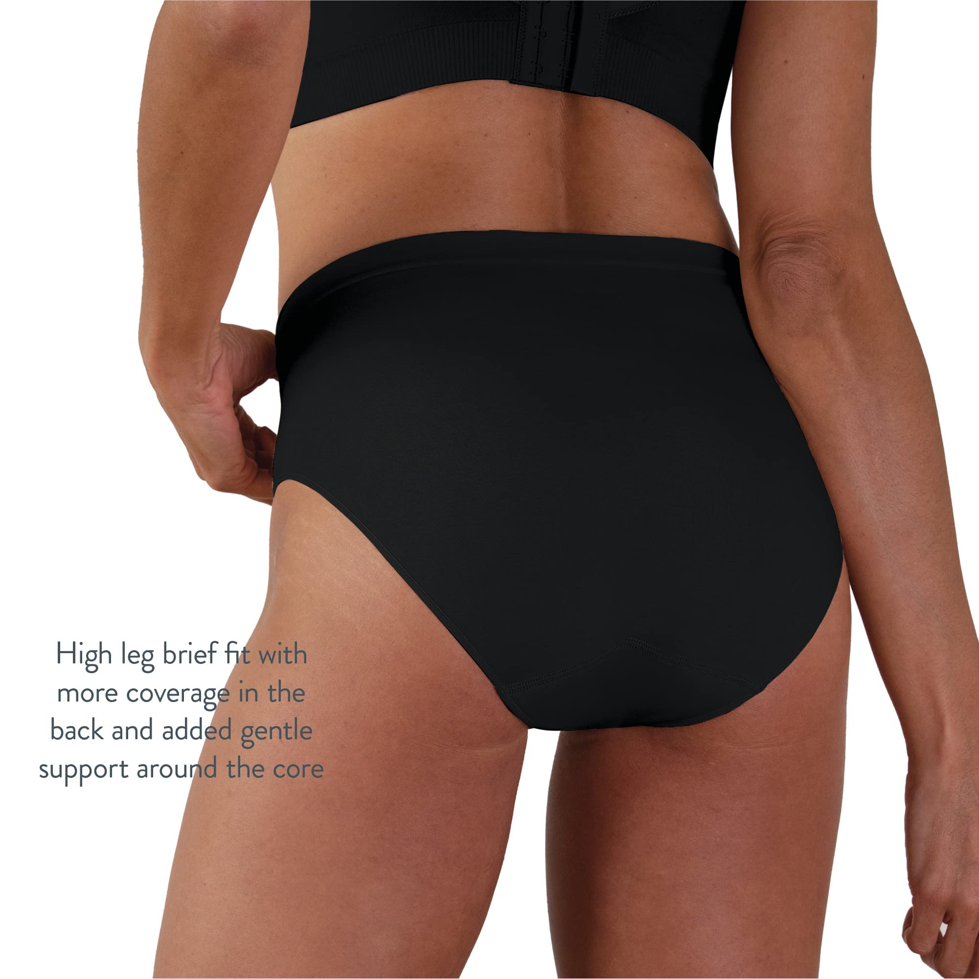 Bravado Designs Sustainable Panty | High-Rise | Seamless | Recycled Nylon, Organic Cotton & Modal Blend | XS-XXL